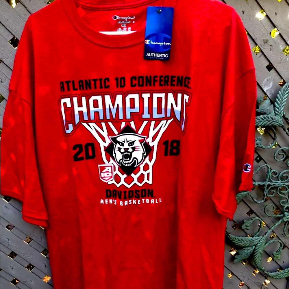 Davidson College NC championship basketball shirt NWT size XXL